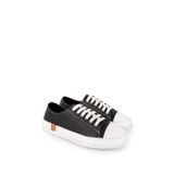 Gondol Içi Dışı Hakiki Deri Hafif Converse Tarz Ayakkabı usl.2136 Siyah