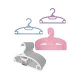 Gondol Pink Pazar Çocuk Kıyafet Askısı Bebek Kıyafet Askısı 24 Adet Beyaz Fma889977