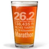 Gone For a Run 26,2 Matematik Miles Oyma Bira Bira Bardağı 473,5 ml.