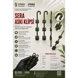 GÖNEN Salkım Destek Klipsi - Bitki Askı Klipsi - Sera Askı Klipsi - Salkım Tutucu - 5.000 adet