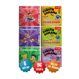 Gong 2li Set Şıp Şıp Eğleniyorum Öğreniyorum Ve Robotik Kodlama Geliştiren 6'lı Çocuk Kitap Seti