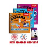 Gong 3-6 Yaş Oyunlarla Eğlenceli Kodlama Çocuk Etkinlik Kitabım - 3 Kitap