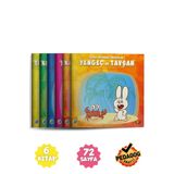 Gong 3-7 Yaş Eğitici Öğretici Okul Öncesi Boyamalı Hikaye Çocuk Kitabı Seti 6 Kitap
