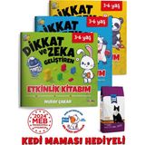 Gong Dikkat ve Zeka Geliştiren Çocuk Etkinlik Kitabım Seti 3-6 Yaş Nuray Çakar - 3 Kitap