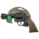 Gonher Revolver 12'li Kısa Namnulu Siyah Polis Koleksiyon Tabancası