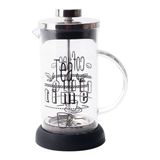 Gönül Cam French Press Bitki Demleme Siyah Silikon 350 ml 2359