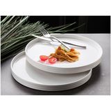 Gönül Collection Gönül Yuvarlak Porselen Tabak 27,3x2,1 cm – Şık ve Dayanıklı Servis Tabağı - 27,3 cm YUVARLAK SERVİS TABAĞI - Beyaz
