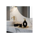 GÖNÜL COLLECTION Sıvı Sabunluk Banyo Mutfak Şık Görünüm Siyah Beyaz