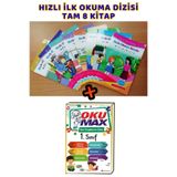 GÖNÜL YAYINCILIK 1.sınıf Hızlı Okuma renkli heceli +elakin Öykü Dizisi (8 Kitap)