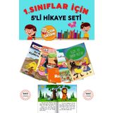 GÖNÜL YAYINCILIK 1.sınıfların Severek Okuyacağı Sepetten Karma 5'li Hikaye Seti