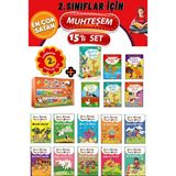 Gönül Yayıncılık 1 ve 2. Sınıf Öğrencilerimiz Için Birbirinden Ilgi Çekici ve Zevkli Konular Içeren 15'li Hikaye Seti (Ciltli)