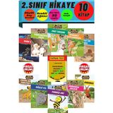 Gönül Yayıncılık 2. Sınıflar İçin Rengarenk Eğitici Hikaye Kitap Seti 10'lu Ciltli