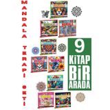 GÖNÜL YAYINCILIK 7 Den 77 Ye Boyama Seti( 9kitap Takım) Küçük Ve Büyükler Için Mandala