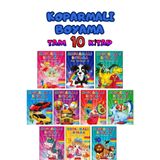 GÖNÜL YAYINCILIK Aktivite Kitabı 10'lu Set Hayvanlar, Bitkiler, Yiyecekler, Taşıtlar, Kıyafet Ve Oyuncaklar vs