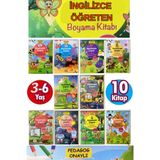 GÖNÜL YAYINCILIK Eğlenceli 3-7 Yaşa Uygun Boyama Kitabı Seti 10 Kitap