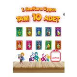 GÖNÜL YAYINCILIK Eren Neşeli Birler 2.sınıflara Uygun Okumayı Sevdiren 10'lu Hikaye Seti