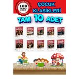 GÖNÜL YAYINCILIK Gönül Neşeli Çocuk Klasikleri 4-5-6 Ve 7.sınıflara Uygun Okumayı Sevdiren 10'lu Hikaye Seti