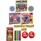 Gönül Yayıncılık Mandala Terapi Boyama Seti - Büyükler İçin 3 Kitap