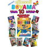 Gönül Yayıncılık Minik Ressamlara 10 Eğlenceli Boyama Kitabı Seti Anonim 4 - 8 Yaş İçin
