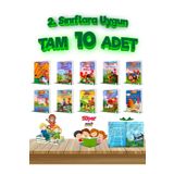 GÖNÜL YAYINCILIK Okumayı Sevdiren Öyküler 32 Sayfa Hikaye Serisi 2.sınıflara Uygun 10'lu Hikaye Seti