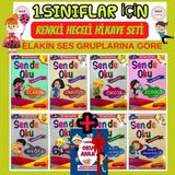 Gönül Yayıncılık Sen De Oku "Elakin Ilk Okuma Seti 8 Kitap"+OKU ANLA KİTABI HEDİYELİ