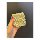 Gönülden Tasarım 10X9 Cm İnci Ve Zirkon Taş İşleme Cep Arma Aplike