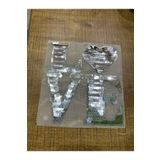 Gönülden Tasarım 16X17 cm Tül Pul Payetli Kesilebilir Love Kalp Aplike Arma Yama Dikiş Hobi