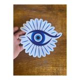 Gönülden Tasarım 19x16 Cm Ütü İle Yapışan Nazar Boncuğu Göz Arma Dikiş Aplike 16X19
