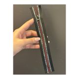 Gönülden Tasarım 22X3 CM YAZILI RENKLİ FERMUAR Kırmızı