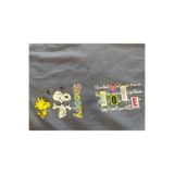 Gönülden Tasarım 23X7 cm Ütü Ile Yapışan Transfer Baskı Snoppy Love Yazı Aplike Arma Yama