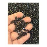 Gönülden Tasarım 50 gr 5 mm Siyah Plastik Kristal Boncuk Takı Boncuğu