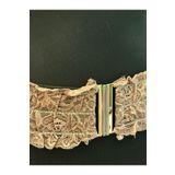 Gönülden Tasarım 73X8 CM DANTEL GÜPÜR LASTİKLİ KEMER ABİYE KEMER ELBİSE KEMERİ