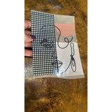 Gönülden Tasarım Ütü İle Yapışan Ekose Desenli Kadın Surat Transfer Baskı Arma 19x14 Cm KAHVERENGİ