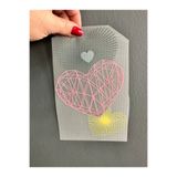 Gönülden Tasarım Ütü İle Yapışan Renkli Çizgili Klap Transfer Baskı Arma 20x14 Cm