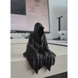 Gonulella 3D Gamer Dekorasyonu Ghost Azrail Figürü Siyah Renkli Kitaplık Aksesuarı