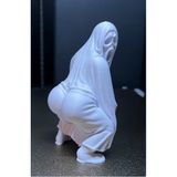 Gonulella 3D Masa - Kitaplık - Gamer Dekorasyonu Ghost Azrail Kitaplık Figürü 9 cm