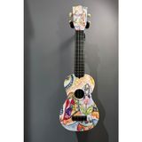 Gonzales Xu-21 Soprano Ukulele - Beyaz - BALIK DESENLİ