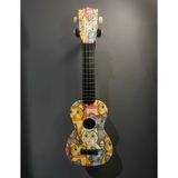 Gonzales Xu-21 Soprano Ukulele - Beyaz - KEDİ DESENLİ