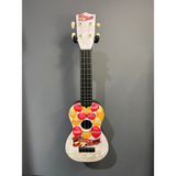 Gonzales Xu-21 Soprano Ukulele - Beyaz - YENİYIL DESENLİ
