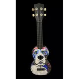 Gonzales Xu21corsodog Soprano Ukulele (Corso Dog Desenli) | Köpek Figürlü Özel Tasarım, Kompakt Gövde, Parlak Tonlar