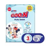 Goo.N Mutlu Bebek No:3 Midi 144 Adet Bebek Bezi