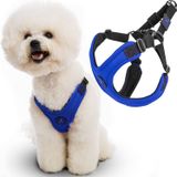 Gooby - Küçük köpekler için Escape Free spor koşum takımı, koşum takımlarından kaçmayı seven köpekler için neopren koşum takımı, mavi, küçük