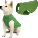 Gooby - Streç polar yelek kazak polar yelek ceket kazak köpekler için çim yeşili orta