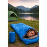 Goocamp -29 °C Su Geçirmeyen Piknik/Kamp/Tatil Uyku Tulumu Mavi