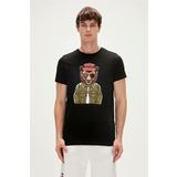 Good Game T-Shirt Siyah Baskılı Erkek Tişört XL