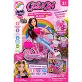 Good Girl Bisikletli Oyuncak Bebek Seti - Pembe