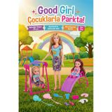 Good Girl Çocuklarla Parkta Oyun Seti - 29 Cm Bebek, Kaydırak, Salıncak Ve Aksesuarlı