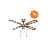 Good Home 1XE27 Ahşap Kanat 107 cm Tavan Vantilatörü
