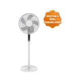 Good Home 40 cm Kumandalı Ayaklı Vantilatör Beyaz