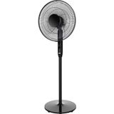 Good Home GoodHome 40 cm Siyah Ayaklı Vantilatör, 3 Hız Kademeli, Uzaktan Kumandalı, 7 Saat Zamanlayıcılı, 82° Salınımlı